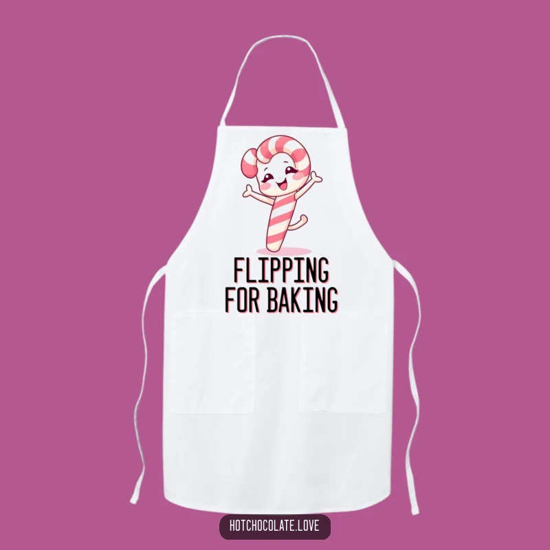 Funny Candy Cane Apron - Hilarious Chef Gift for Kitchen Fun!
