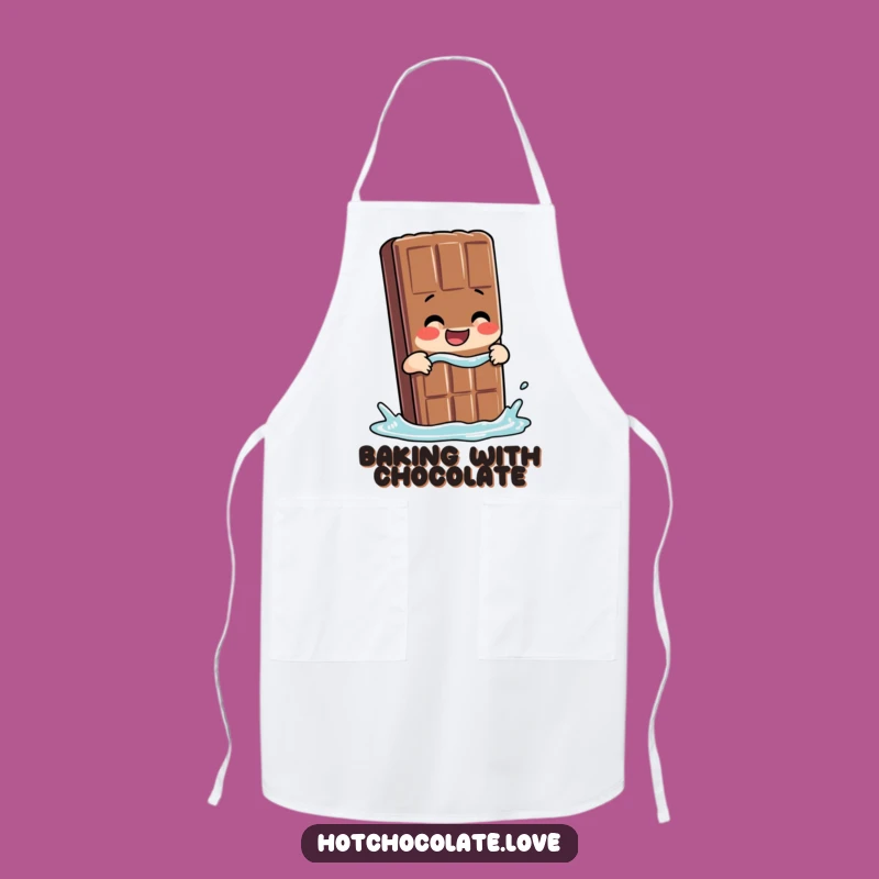 Funny Chocolate Bar Dip Apron - Kitchen Sweetness Gift