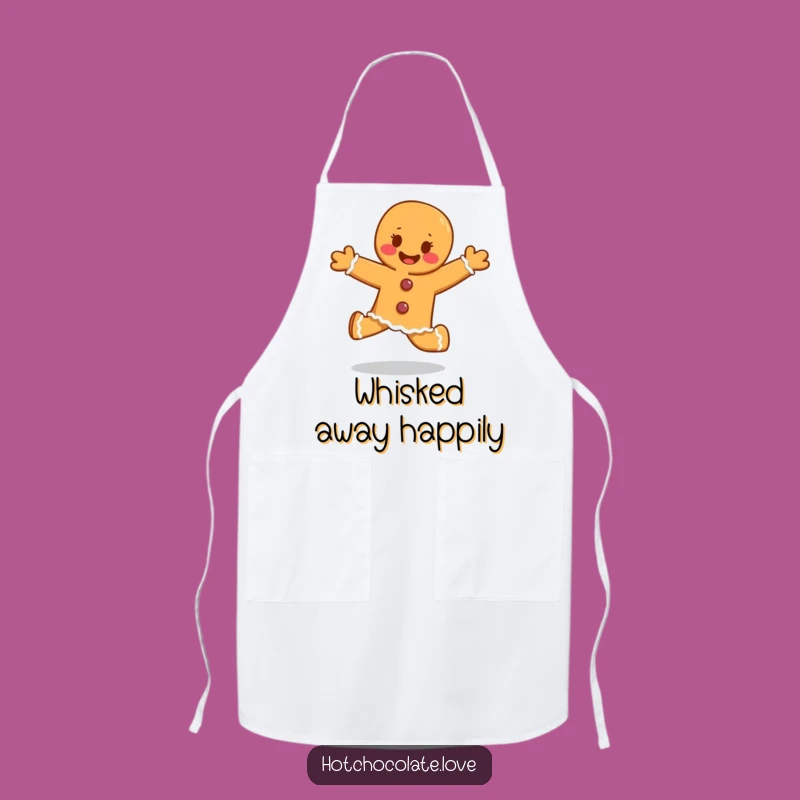 Funny Gingerbread Skipper Apron: Joyful Baker's Funny Gift Wear