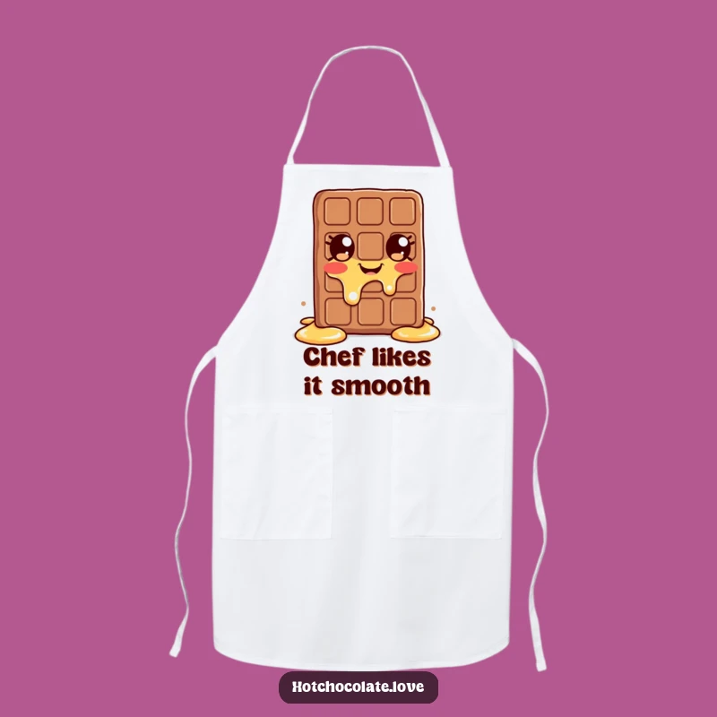 Funny Melting Chocolate Bar Apron: Cook with Cheerful, Sweet Delight!