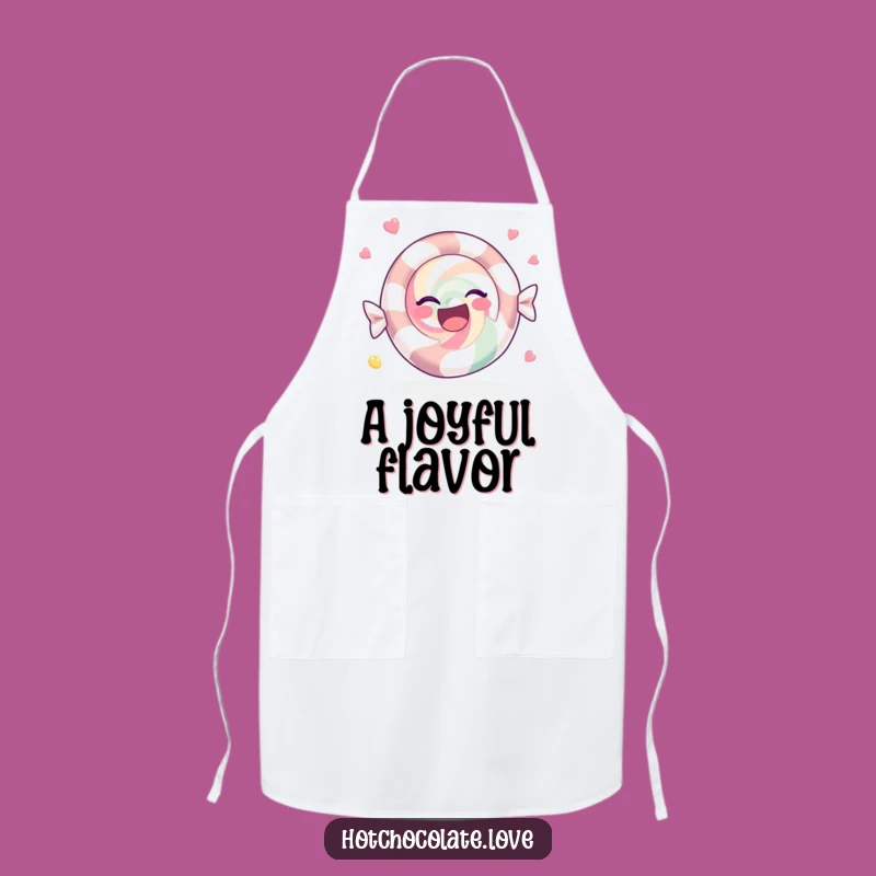 Funny Peppermint Apron: Chef's Festive Joy, Perfect Kitchen Gift