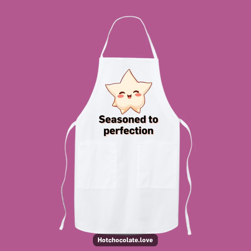 Funny Star Anise Apron: Serene Spice Kitchen Fun
