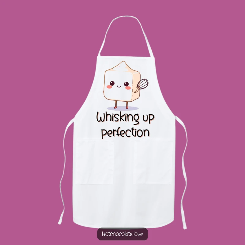 Funny Sugar Cube Whisk Apron - Kitchen Humor & Baker Gift