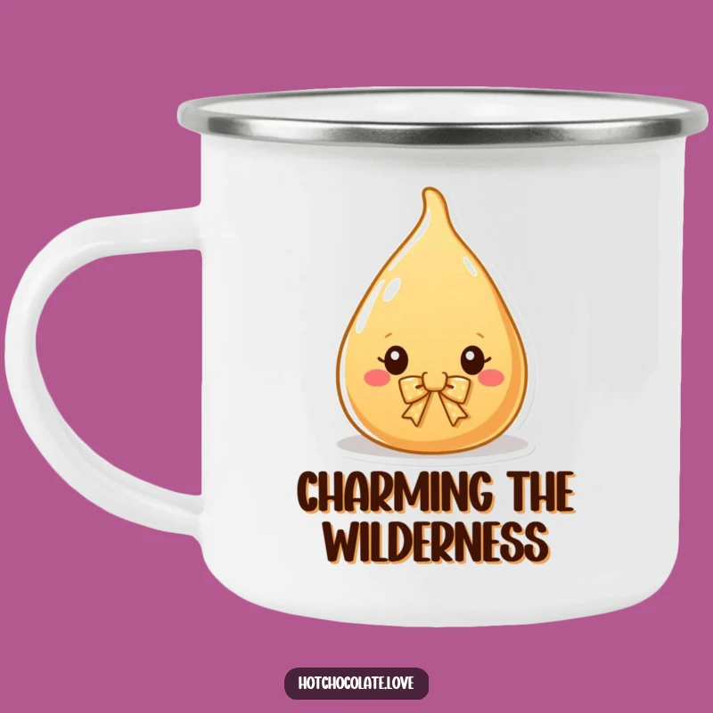 Funny Caramel Camping Mug: Durable Charming Design for Outdoors, Gift