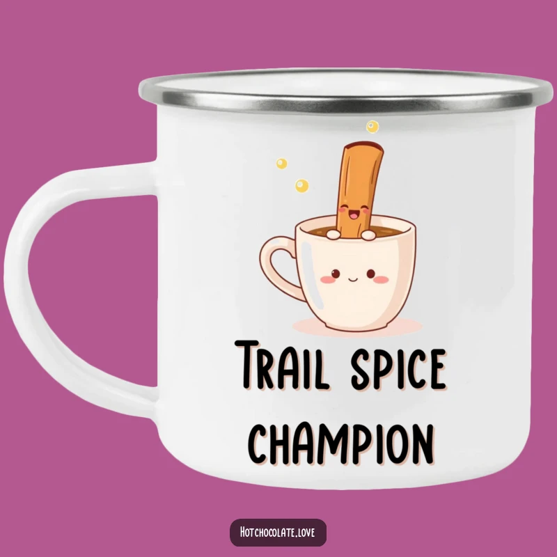 Funny Cinnamon Stick Camping Mug: Enjoy Spiced Warmth on Every Adventure