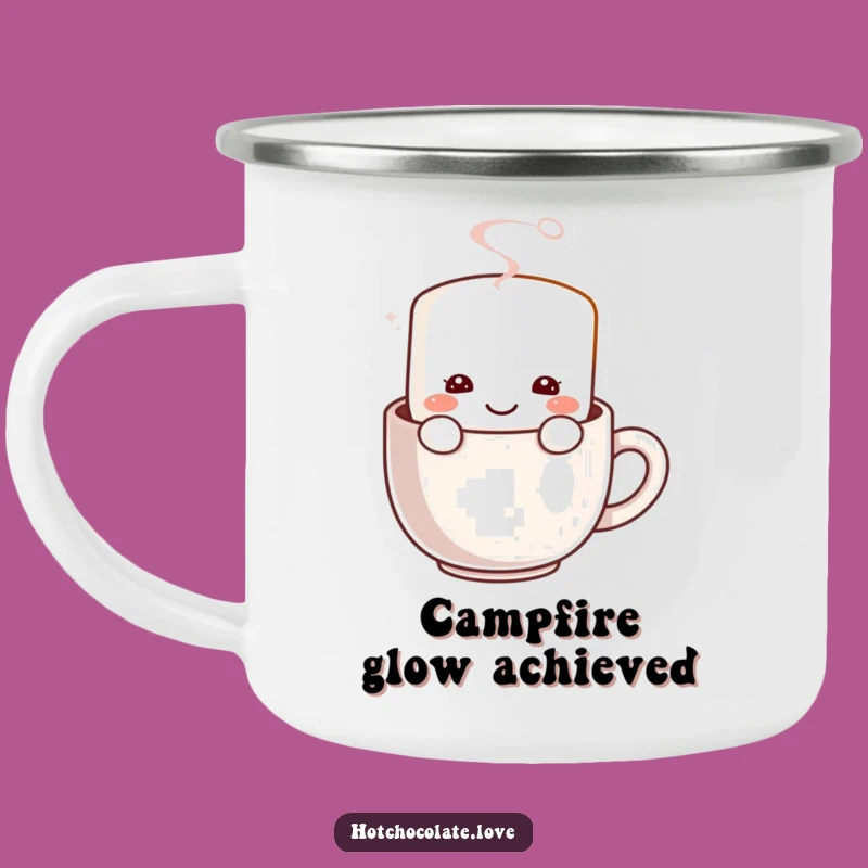 Funny Marshmallow Camping Mug: Durable and Hilarious Hot Drink Buddy