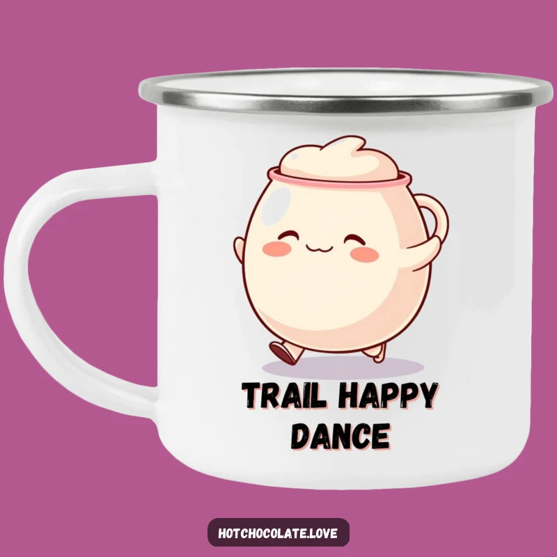 Funny Skipping Mug Camping Mug: Enjoy Drinks with Cheerful Energy Outdoors!