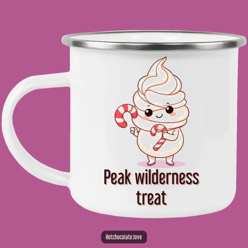 Funny Whipped Cream & Candy Cane Camping Mug: Enjoy Hot Drinks With This Hilarious Outdoor Gift