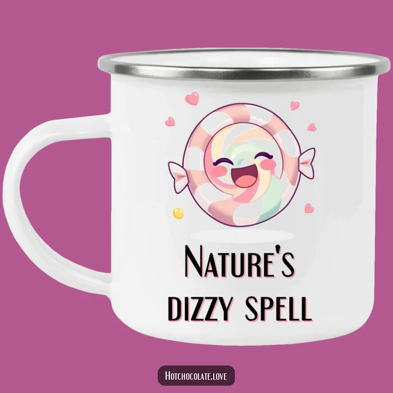 Funny Peppermint Camping Mug: Durable Joyful Design for Outdoors, Gift