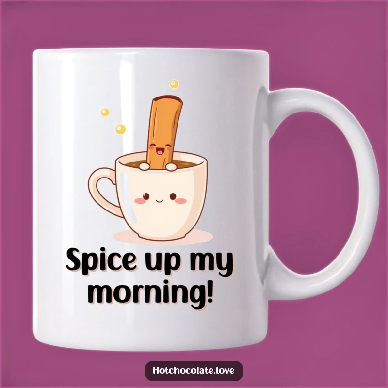 Funny Cinnamon Stick Mug: A Whimsical Spice Gift for Cozy Drink Lovers