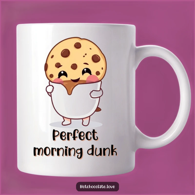 Funny Cookie Mug: Hilarious Chocolate Chip Character Hot Drink Gift