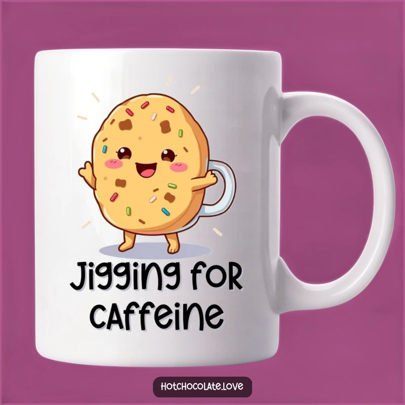 Funny Cookie Mug: Jigging Sprinkles Design, Perfect Sweet Treat Gift
