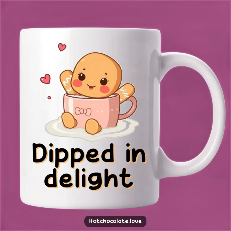 Funny Gingerbread Mug: Delightful Hot Chocolate Swim - Perfect Cozy Gift