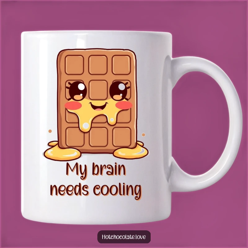 Funny Melting Chocolate Bar Mug: A Cheerful Treat For Your Coffee Breaks!