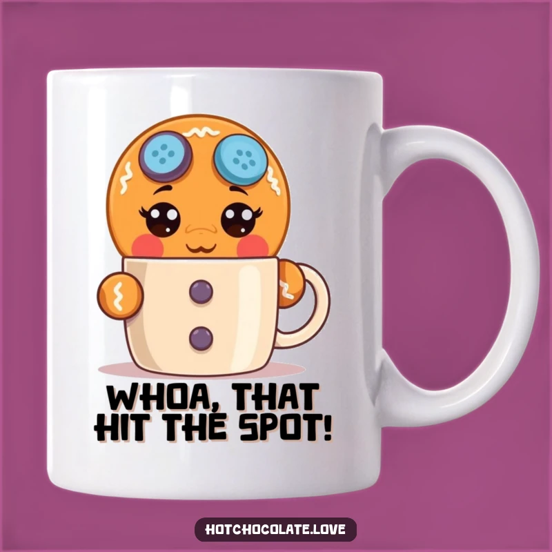 Funny Surprised Gingerbread Man Mug: A Hilarious Coffee Cup for a Shocking Start to Your Day