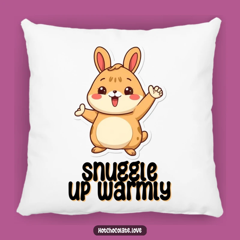 Comfy Funny Cinnamon Bun Pillow: Proud Character Posing, Soft & Hilarious Decor Gift