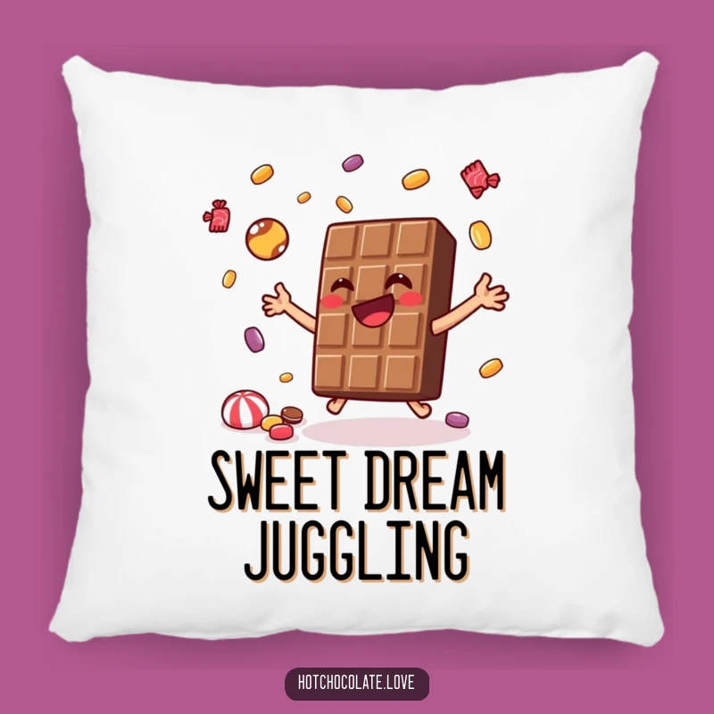 Funny Chocolate Juggling Pillow: Sweet Cushion Gift, Perfect for Cozy Comfort