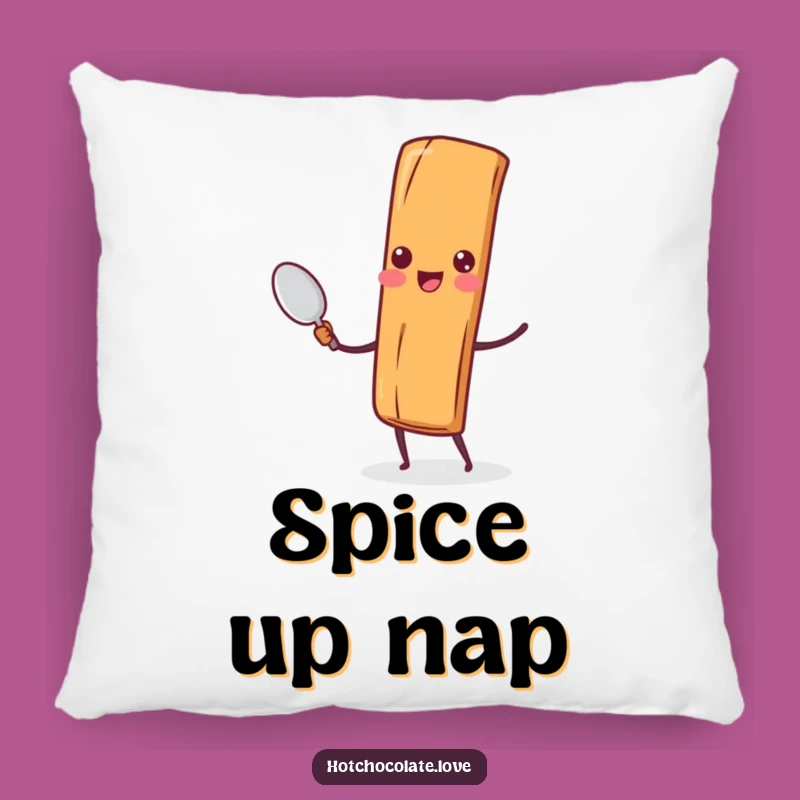 Funny Cinnamon Stick Spoon Pillow: Cozy Comfort, Cute Design, Perfect Gift
