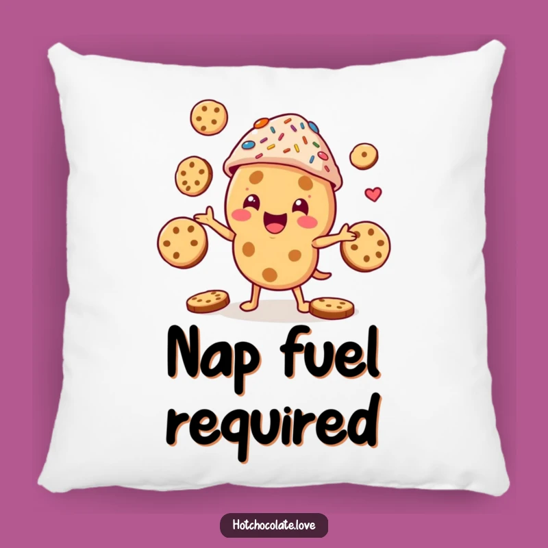 Funny Cookie Juggler Pillow: Soft Sprinkle Hat Character Cushion, Cozy Funny Gift