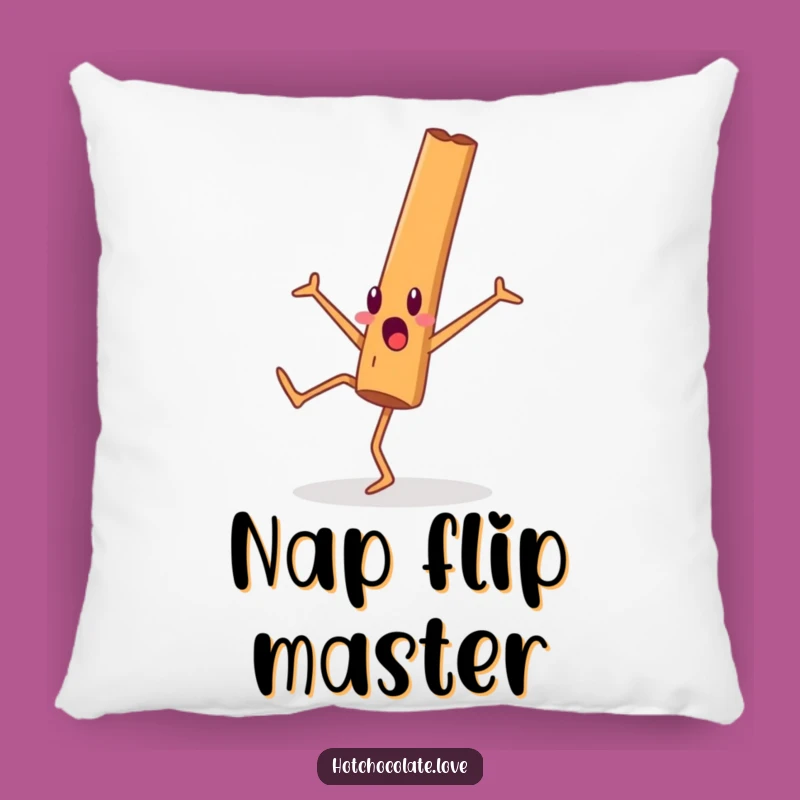 Funny Cinnamon Stick Pillow: Surprise Cartwheel Comfort - Hilarious Accent