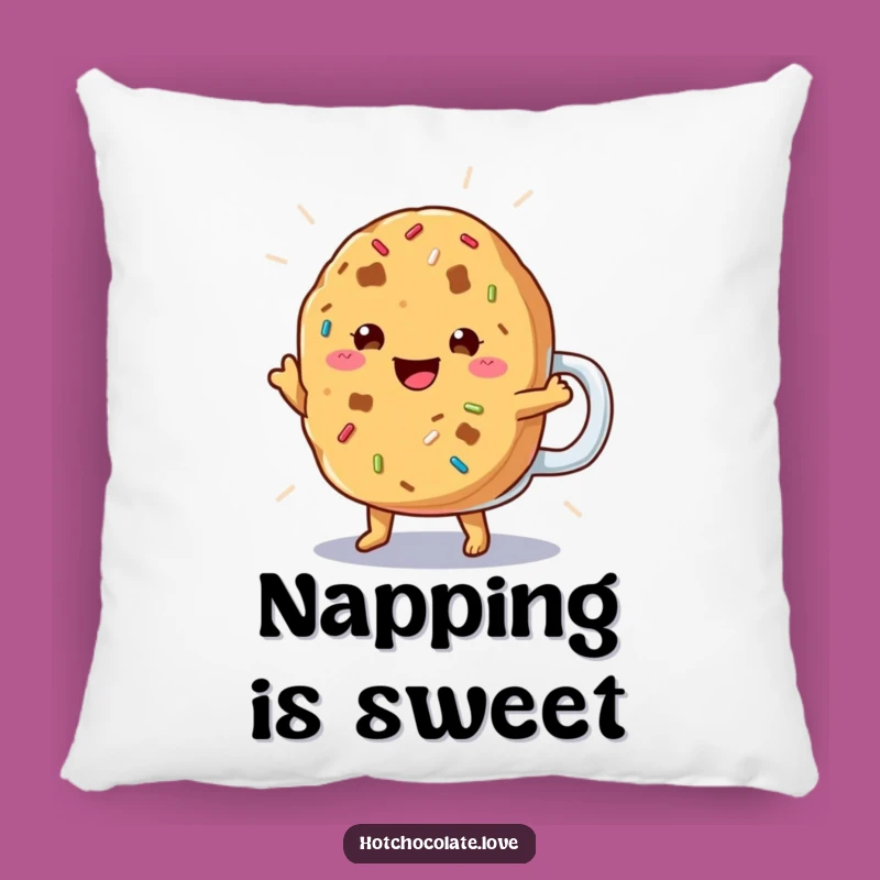 Funny Cookie Pillow: Jigging Sprinkles Design, Comfy & Sweet Decor