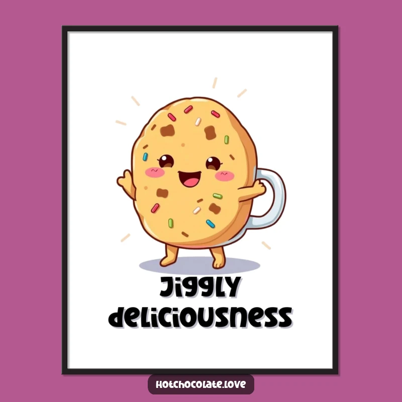 Funny Cookie Digital Art: Jigging Sprinkles Design, Instant Sweet Decor