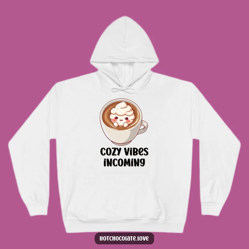 Cozy Funny Cocoa Puff Hoodie: Playful Character in Hot Drink, Ultimate Warm & Hilarious Gift
