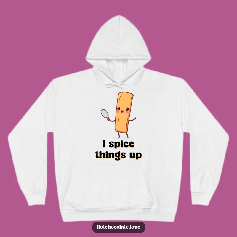 Funny Cinnamon Stick Spoon Hoodie: Cozy Comfort, Hilarious Warmth, Perfect Gift