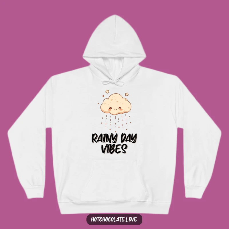 Funny Cocoa Cloud Hoodie: Cozy & Hilarious Chocolate Raining Apparel