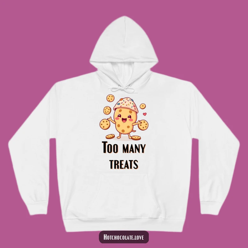 Funny Cookie Juggler Hoodie: Cozy Sprinkle Hat Character Sweatshirt, Ideal Funny Gift