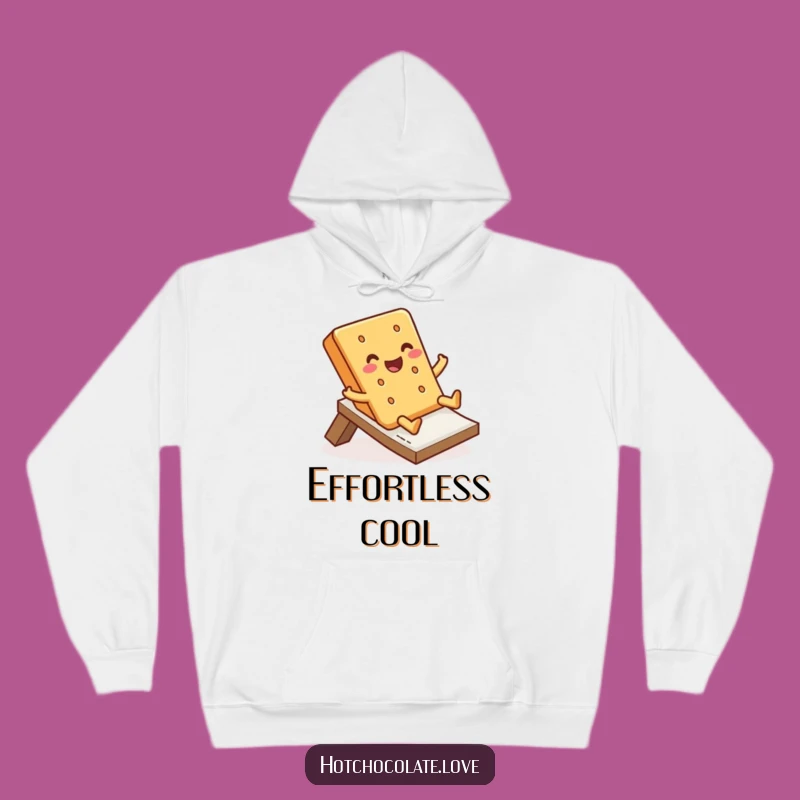 Funny Graham Cracker Hoodie: Cozy & Jolly Slide Design, Perfect Gift