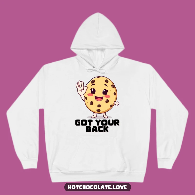 Cozy Funny High-Five Cookie Hoodie - Warm & Enthusiastic Apparel