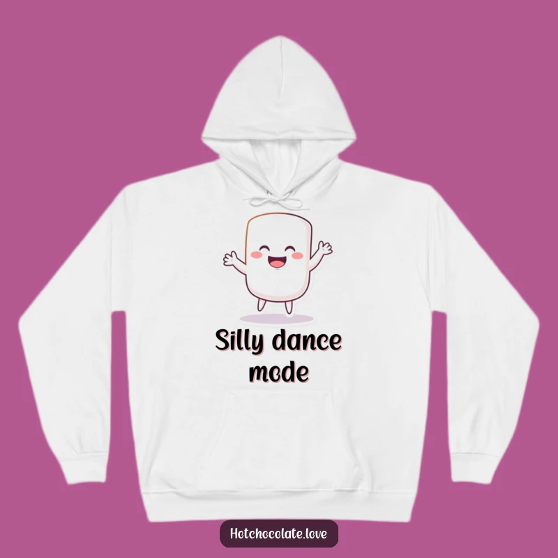 Funny Marshmallow Boogie Hoodie: Cozy Dancer Gift, Perfect for Casual Fun