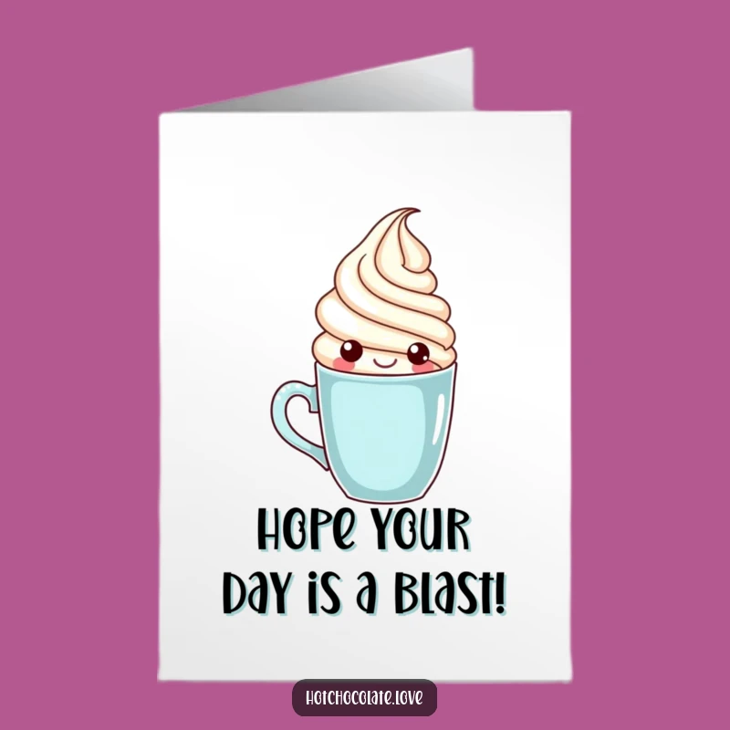 Free Printable Whipped Cream Mug Birthday Card - Funny Downloadable DIY Gift
