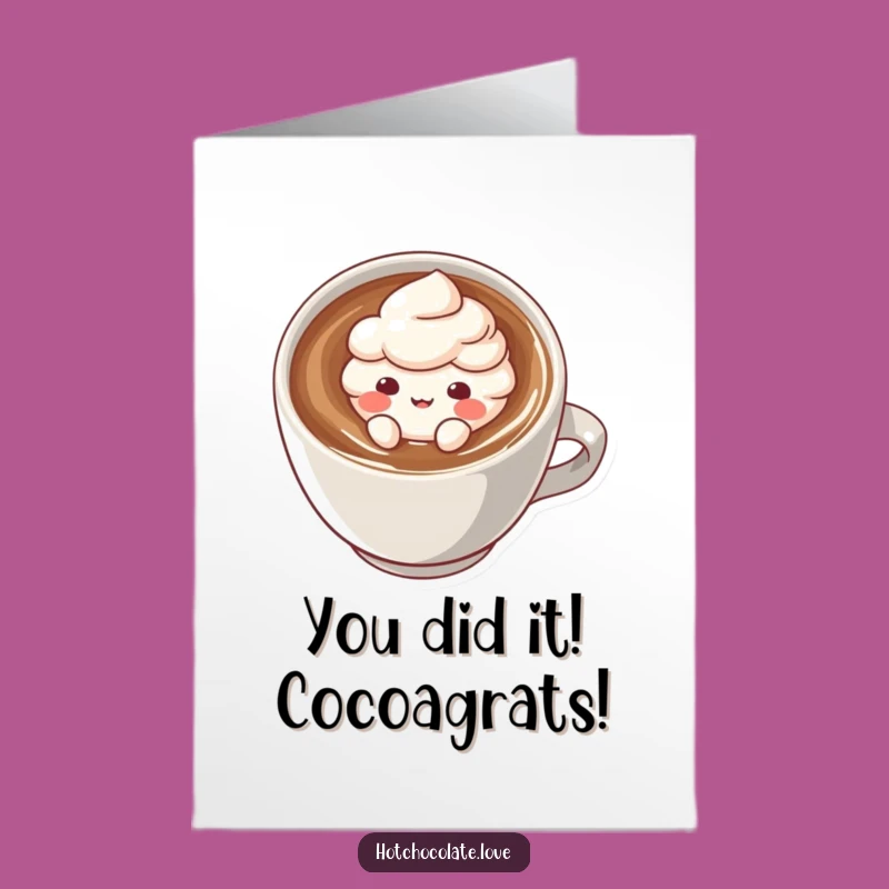 Cocoa Puff Congratulations Card Free Printable - Celebrate Sweetly Downloadable Art