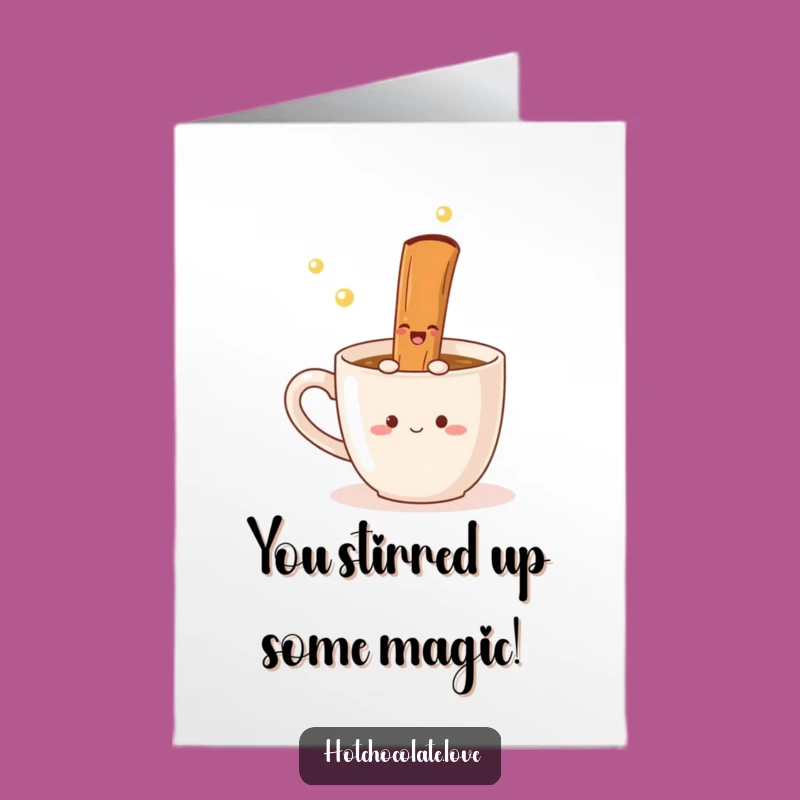 Free Printable Congrats Card Funny Cinnamon Stick Mug Twirl Downloadable