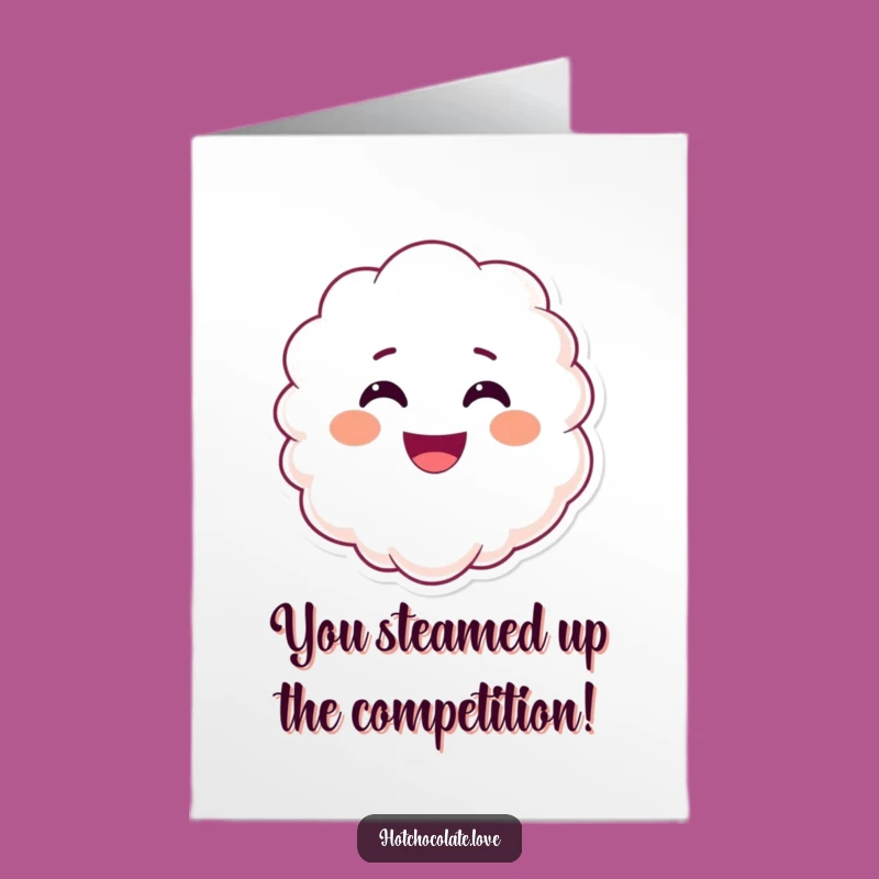 Free Printable Congrats Card: Happy Steam, Funny Downloadable Cheer