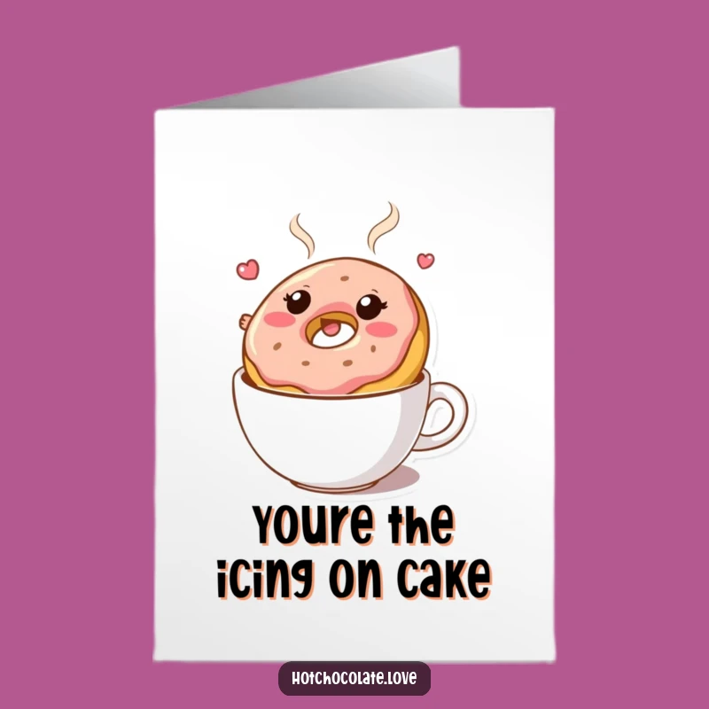Free Printable Donut Thank You Card: Hot Chocolate Float humor, Funny Downloadable Gift