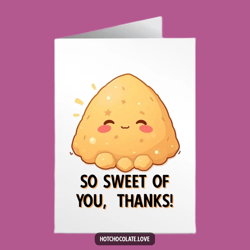 Free Printable Thank You Card: Warm Brown Sugar Funny Downloadable Gift