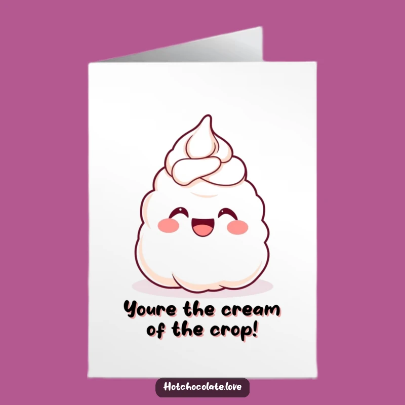 Free Printable Thank You Card Funny Whipped Cream Cheering Downloadable