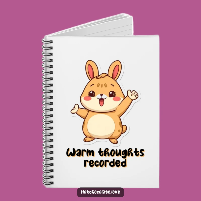 Funny Cinnamon Bun Notebook: Proud Character Posing, Ideal for Jotting Warm Thoughts