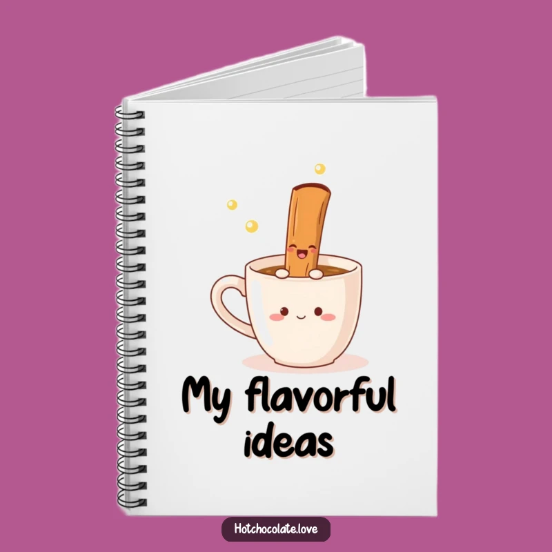 Funny Cinnamon Stick Notebook: Jot Down Warm Ideas with Spiced Charm