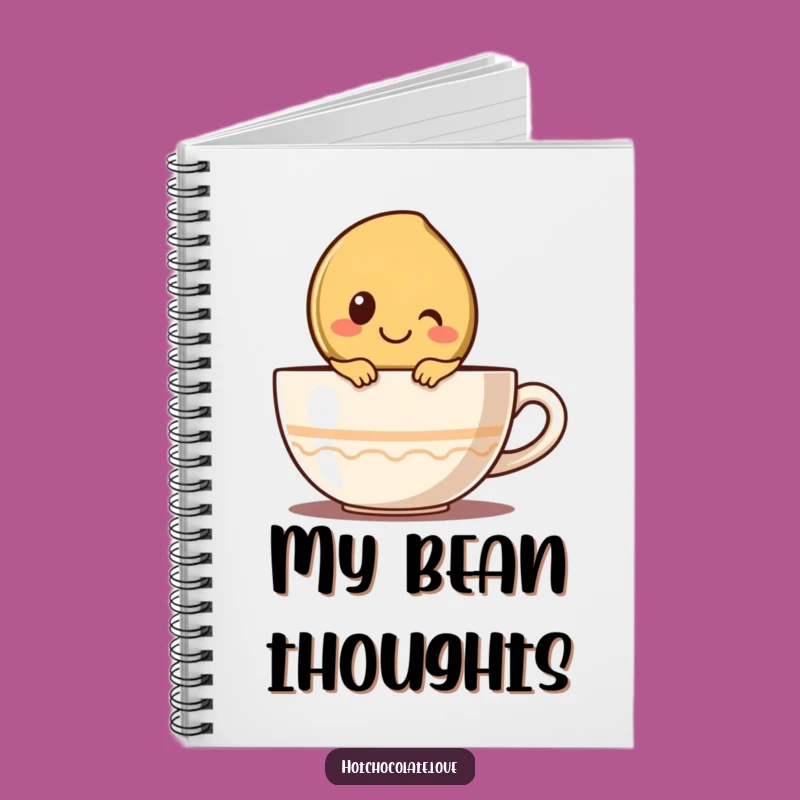 Funny Coffee Bean Notebook: Jot Down Ideas with a Smile