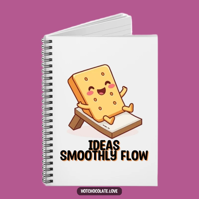 Funny Graham Cracker Notebook: Jolly Slide for Notes, Perfect Gift