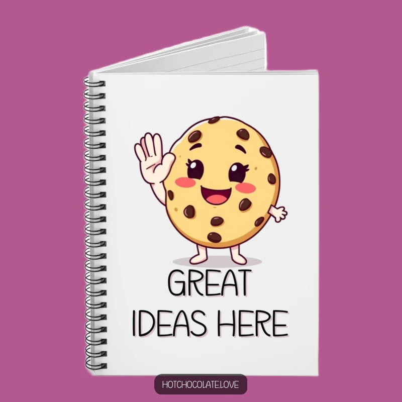 Funny High-Five Cookie Notebook - Jot Down Encouraging Ideas