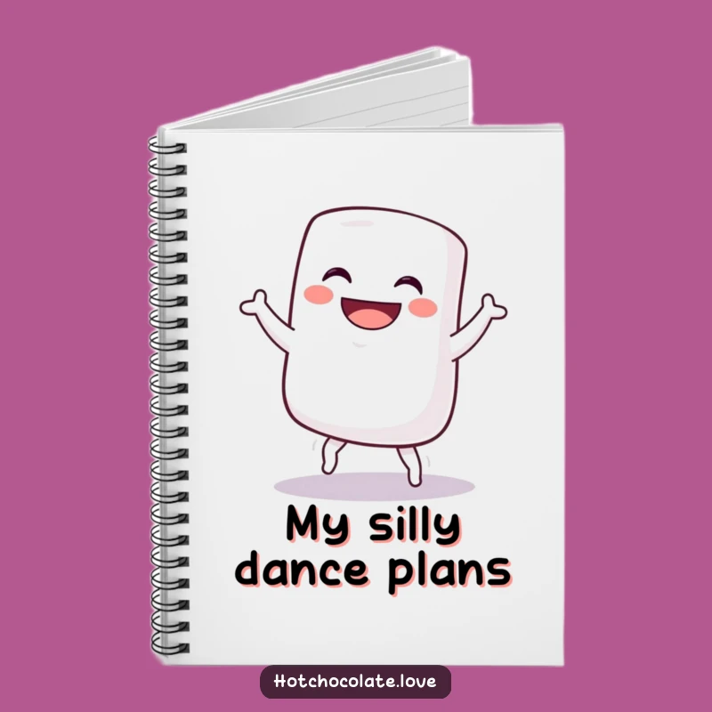 Funny Marshmallow Dance Notebook - Journal Your Funniest Thoughts!