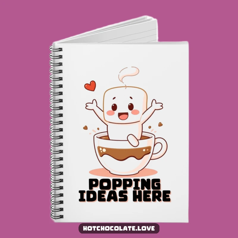 Funny Marshmallow Dive Notebook - Journal Your Sweet Moments, Perfect Funny Gift