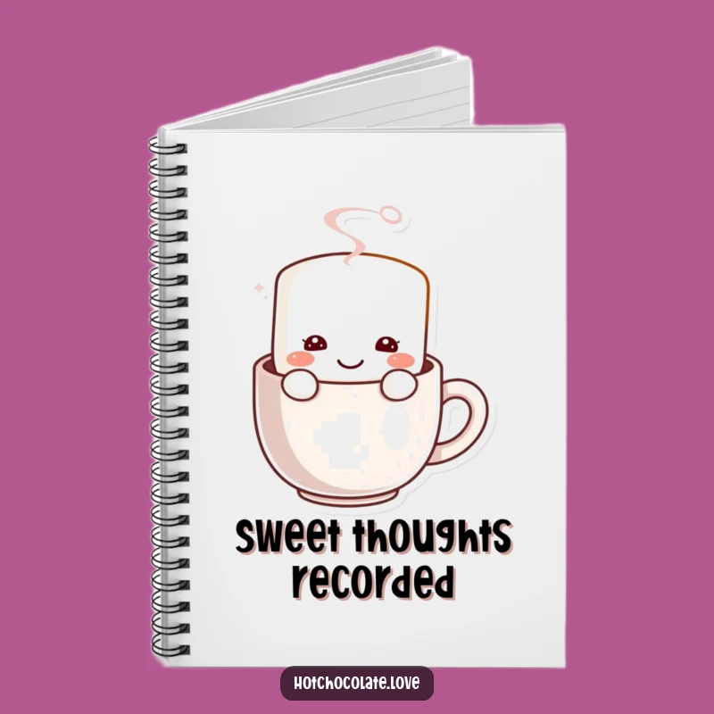 Funny Marshmallow Notebook: Hilarious Hot Drink Journal for Sweet Ideas