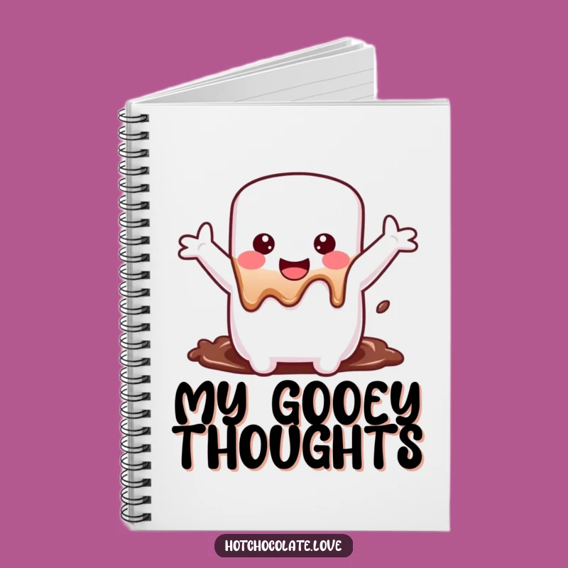 Funny Marshmallow Notebook: Jot Down Sweet Ideas with S'mores Charm