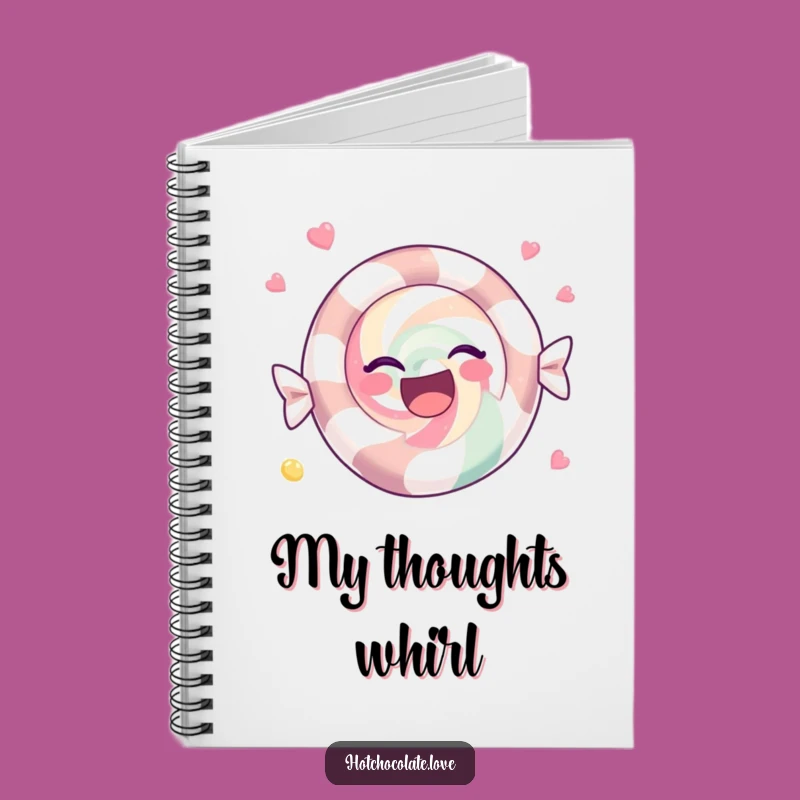 Funny Peppermint Notebook: Joyful Candy for Notes, Perfect Gift